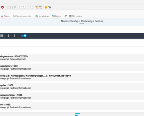 EPO IDoc Monitor für SAP App Rechnung